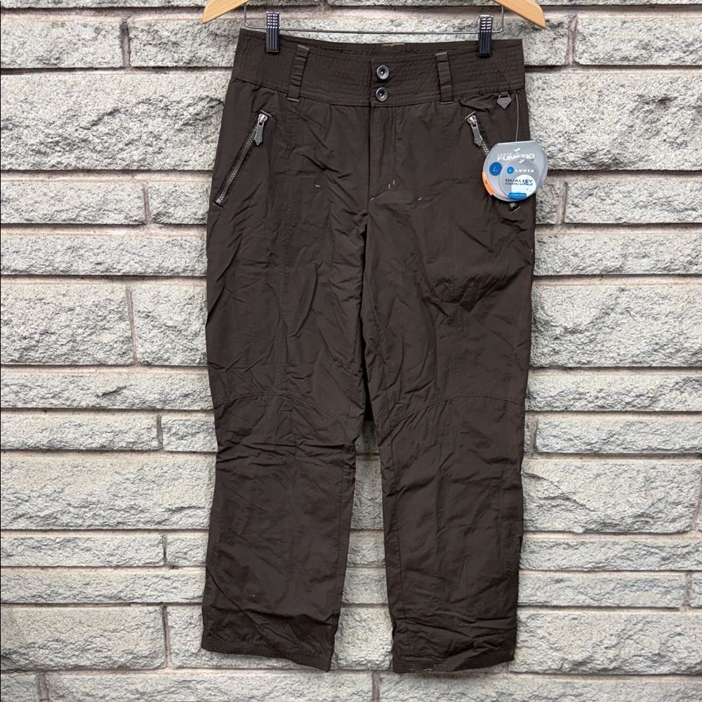 Women's Outdoor Quick Dry Dark Brown Cargo Pants